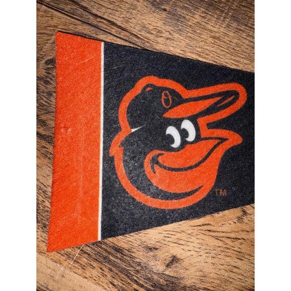 MLB Baltimore Orioles Mini Pennant 4”x9” Baseball Flag Banner Rico - Picture 3 of 7